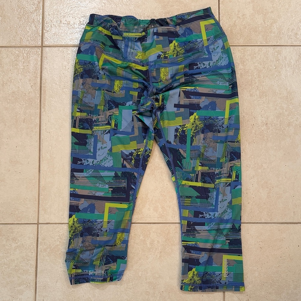 Reebok Multicolor Patterned Women's Pants